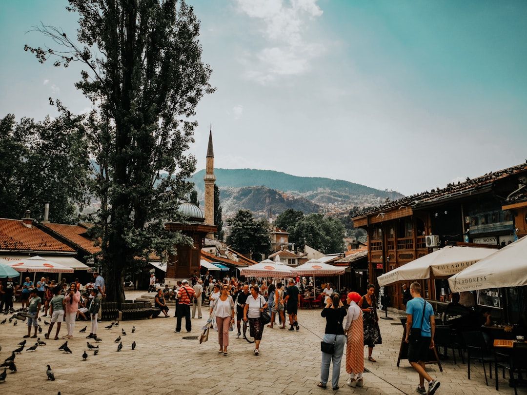 The route in Sarajevo